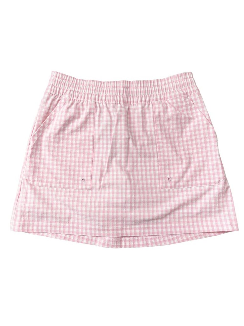 adidas Women’s Golf Skort Pink & White Gingham Small NWT